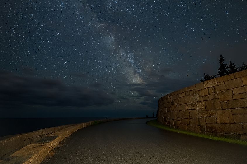 Starry Night in Acadia National Park.