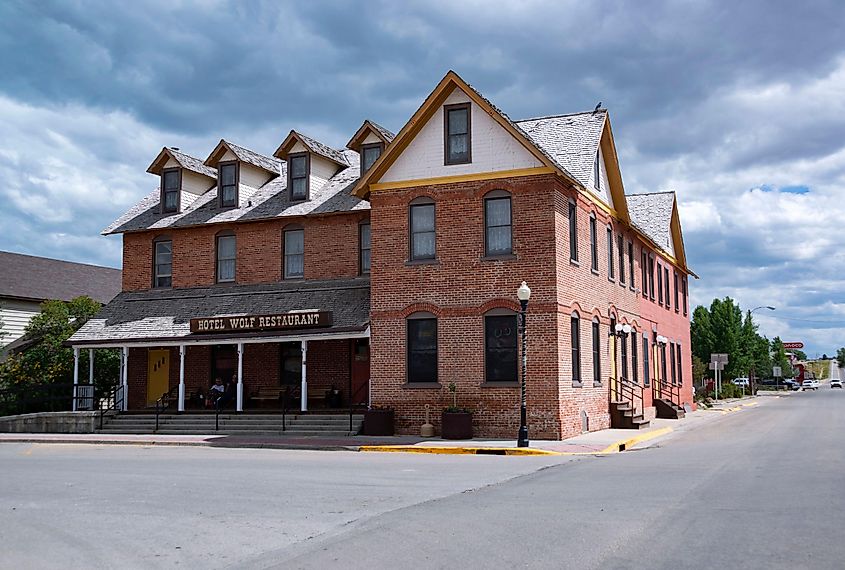 Historic Victorian Wolf Hotel in downtown Saratoga, via Georgia Evans / Shutterstock.com