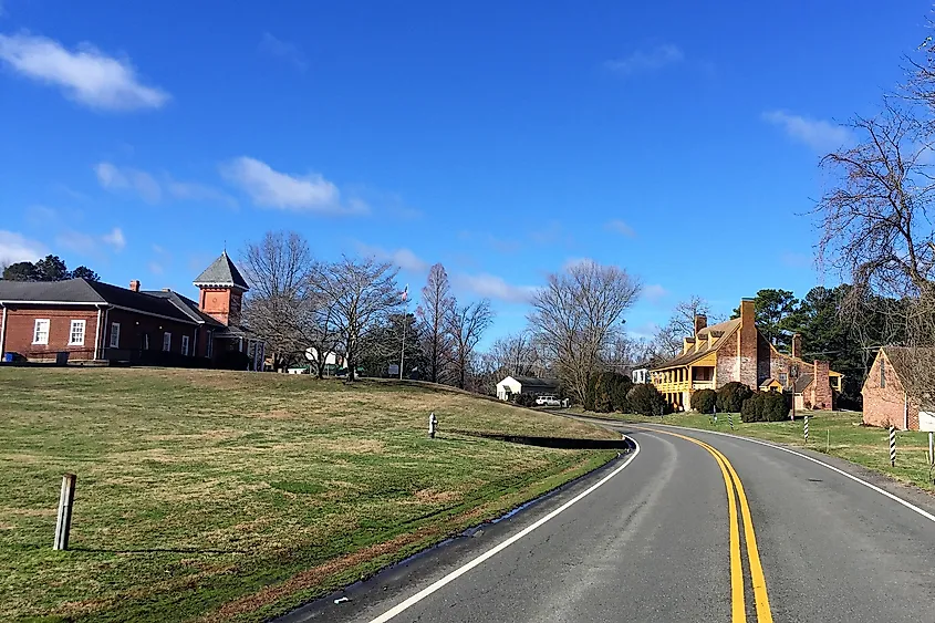 A view along New Kent Highway.