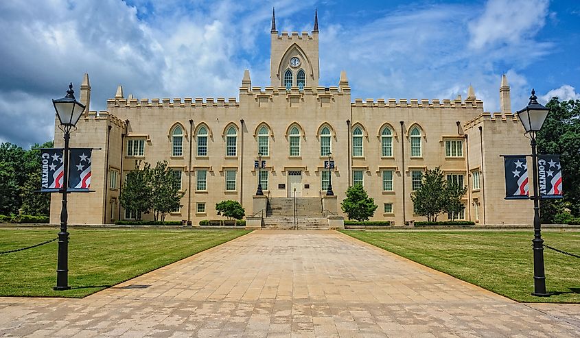 Old state capital building for Georgia, in Milledgeville. Image credit Barry Fowler via Shutterstock.