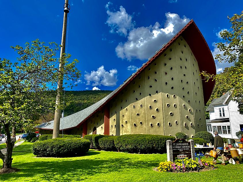 St. Januarius Church, Naples, New York.