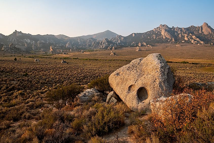 City of Rocks National Reserve near Almo, Idaho.