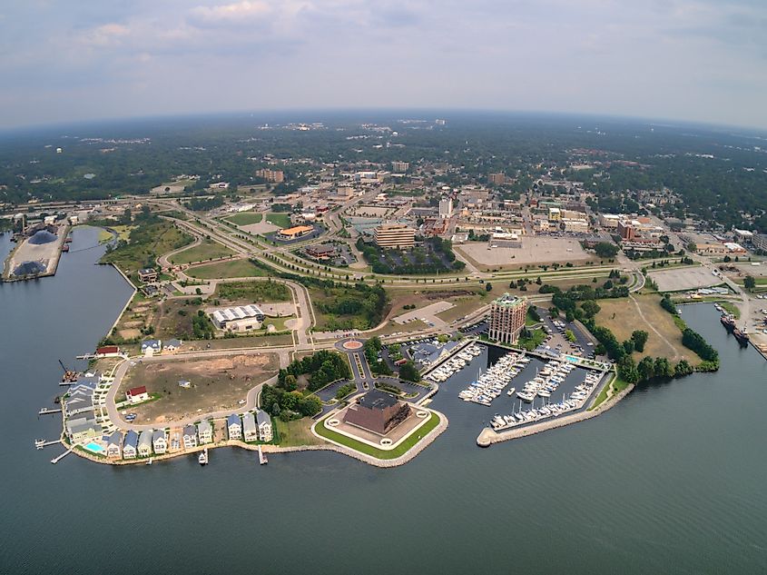 Muskegon is an Urban Center in Michigan