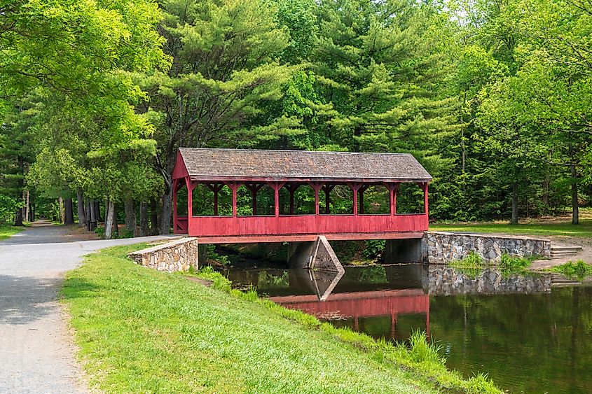 Stratton State Park is a great recreational venue near Simsbury, Connecticut.