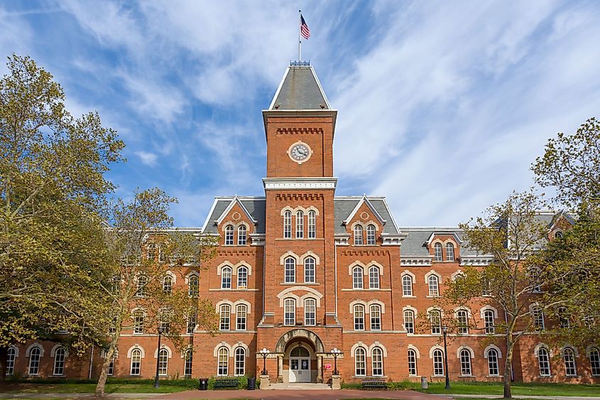 University Hall on the campus of the Ohio State University in Columbus, Ohio