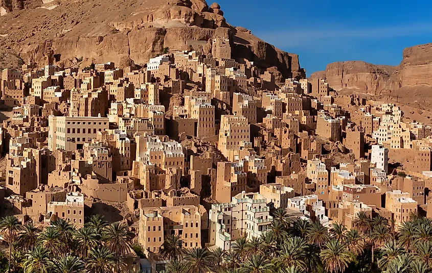 Budha is a town in Wadi Dawan region in Hadhramaut Governorate, Yemen. It is famous for its dried mud buildings