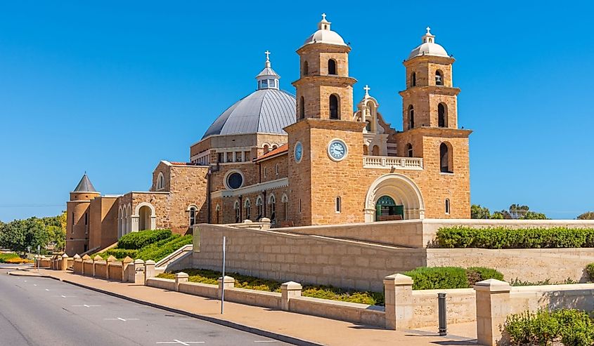 St Francis Xavier Cathedral in Gerladton, Australia