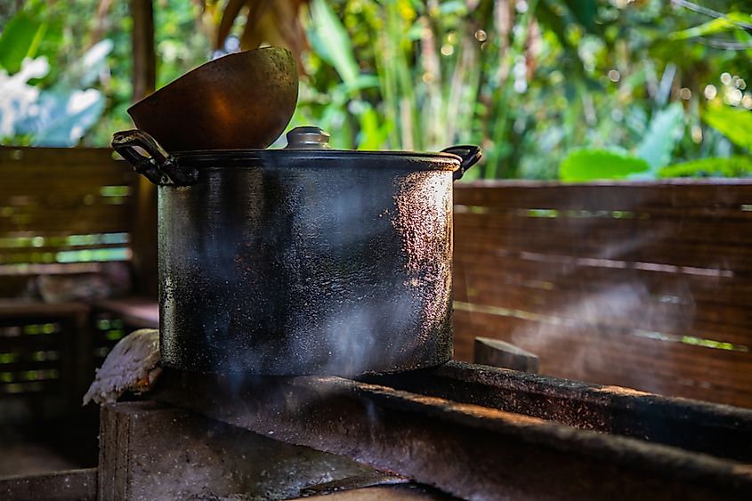 The preparation of caco by the Bribri people.