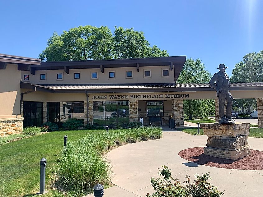 John Wayne Birthplace Museum in Winterset, Iowa.