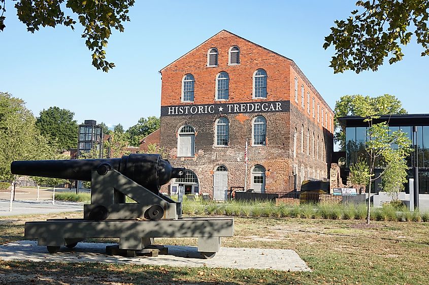 Historic Tredegar Iron Works in Richmond, Virginia.