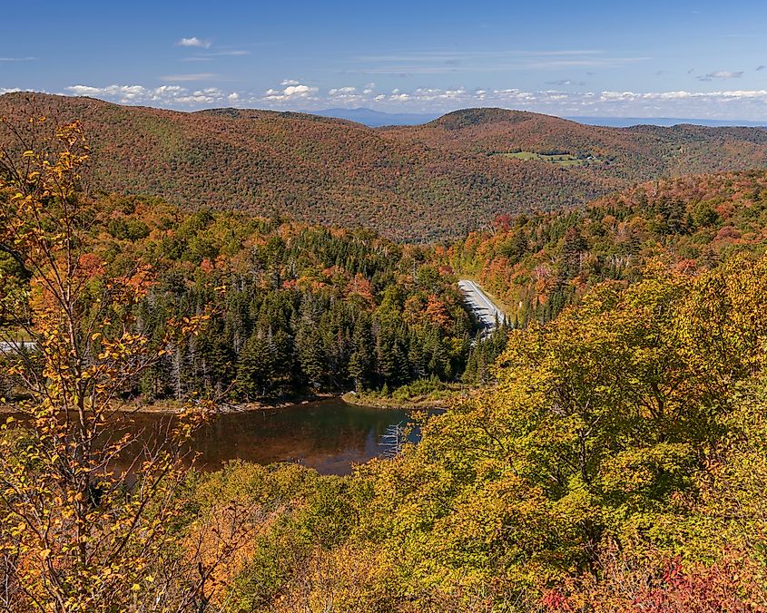 Appalachian Gap in Vermont.