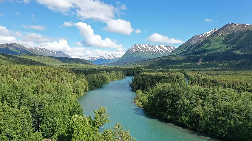 Kenai River in Cooper Landing