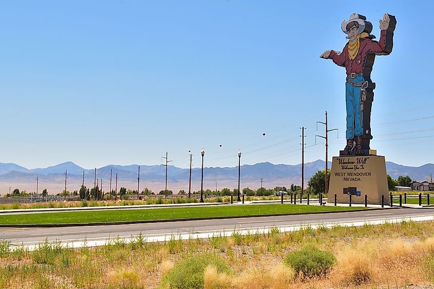 The beautiful town of West Wendover, Nevada