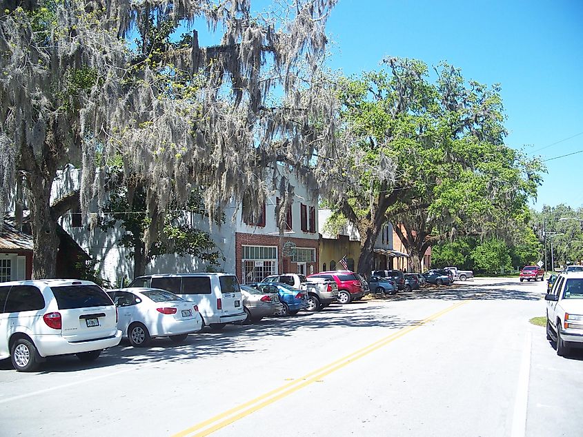 Micanopy Historic District, in Micanopy, Florida This is an image of a place or building that is listed on the National Register of Historic Places in the United States of America. Its reference number is 83003512.