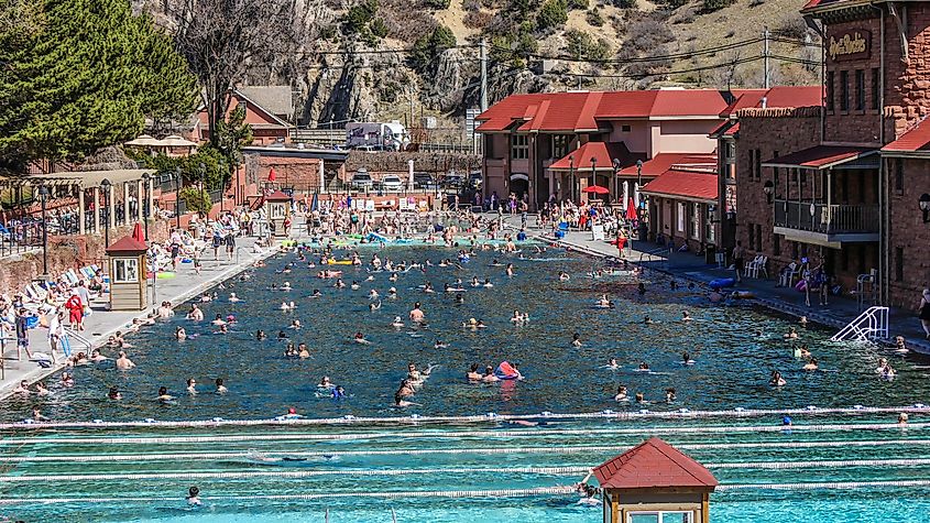 Glenwood Springs Pool in Glenwood Springs, Colorado.