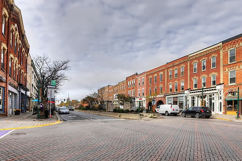 Downtown Orangeville, Ontario. 