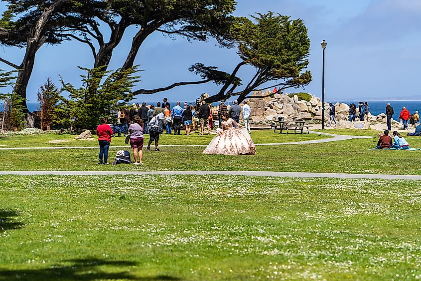 Lovers Point Park in Pacific Grove, California