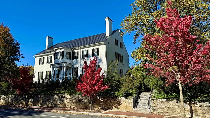 Winchester home in fall Photo Bryan Dearsley