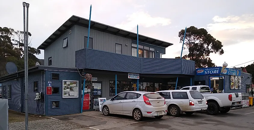 Storefront in Adventure Bay, Australia