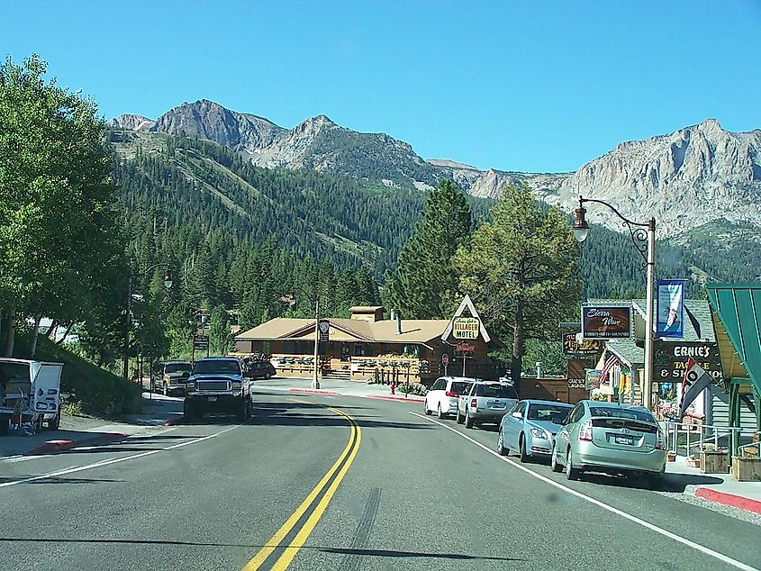 June Lake is a small town east of Yosemite National Park, California