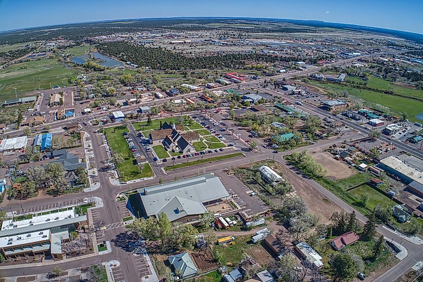 The main street in Globe, Arizona