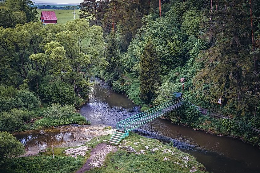 Hornad River in Slovak Paradise park