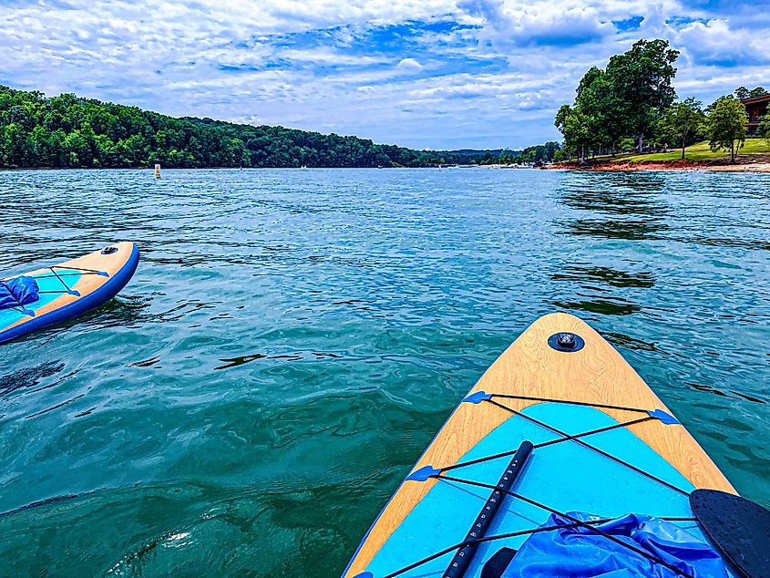 Beautiful Lake Hartwell, South Carolina.