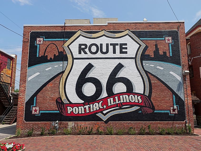 Historic Route 66 town of Pontiac, Illinois (Editorial credit: Matt Fowler KC / Shutterstock.com)