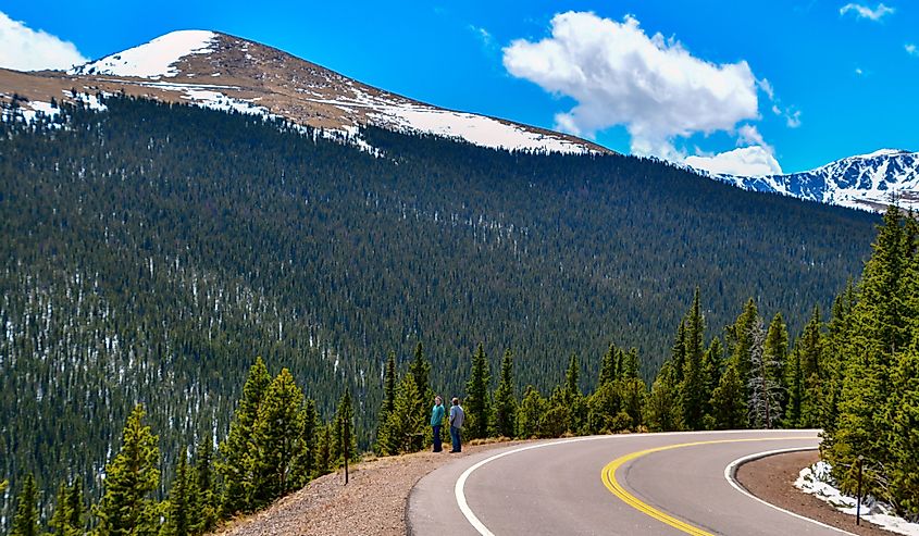 Mount Evans Scenic Byway in Colorado