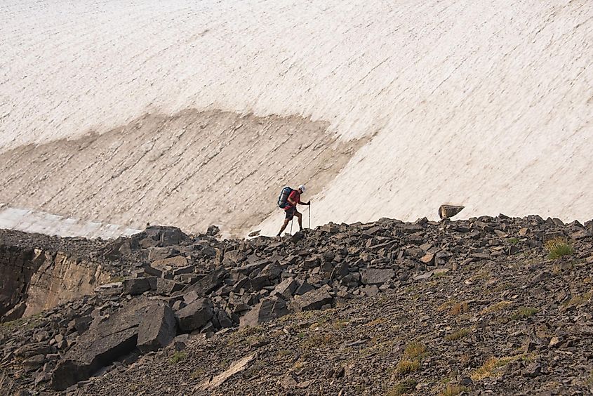 Hiking the Teton Crest Trail, Grand Teton National Park, Wyoming