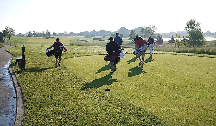 Camron playing in US Open Qualifier, Nicklaus Golf Club at LionsGate, Overland Park, Kansas.