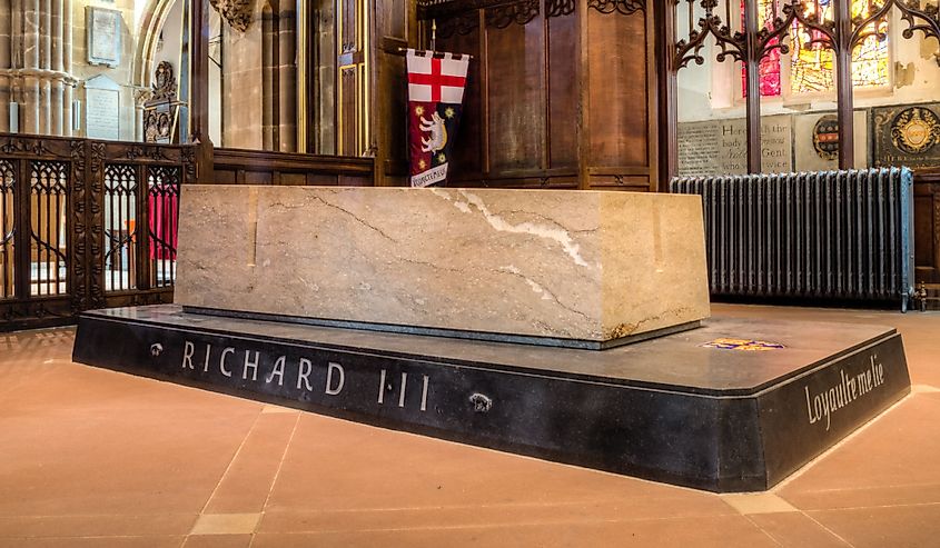Leicester Cathedral: King Richard III tomb