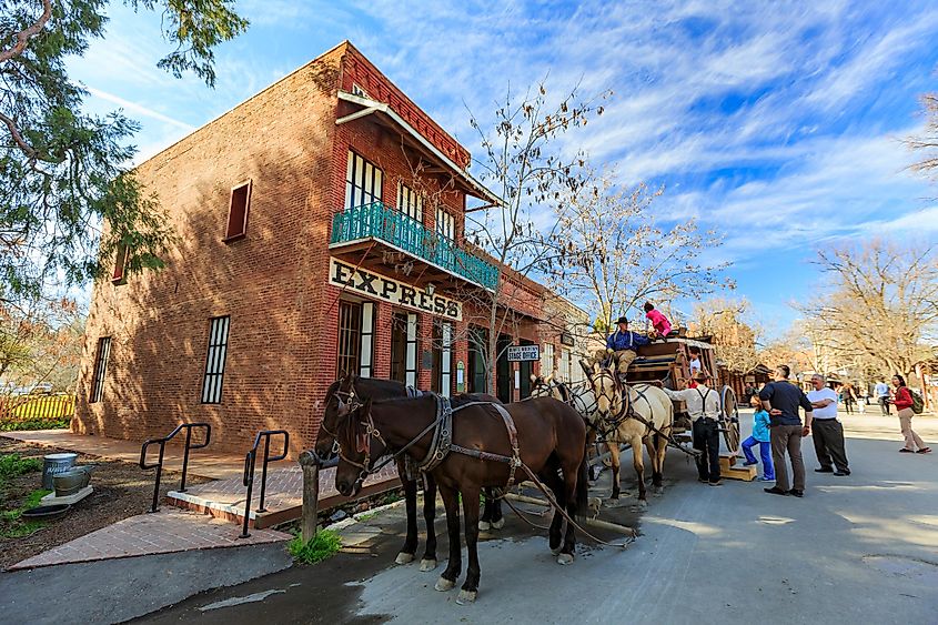 Columbia State Historic Park in Columbia, California.