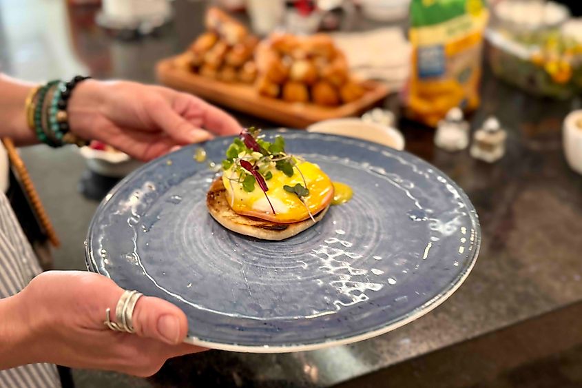 Breakfast prepared in-house in Kissimmee Image credit Bryan Dearsley