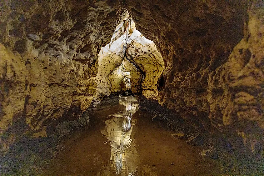 Cave of the Mounds near Mount Horeb, Wisconsin.