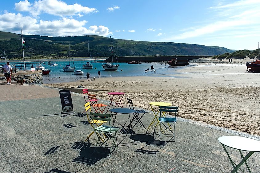 Cardigan Bay area is a popular tourist destination.