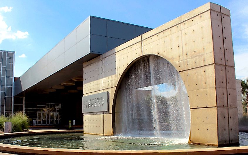 McAllen Public Library in McAllen, Texas.