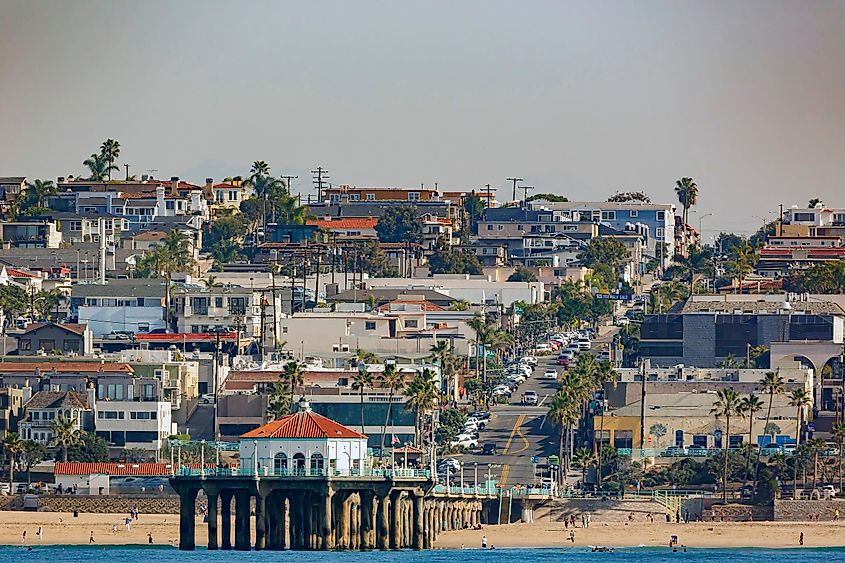 Manhattan Beach and Redondo Beach, Los Angeles, California