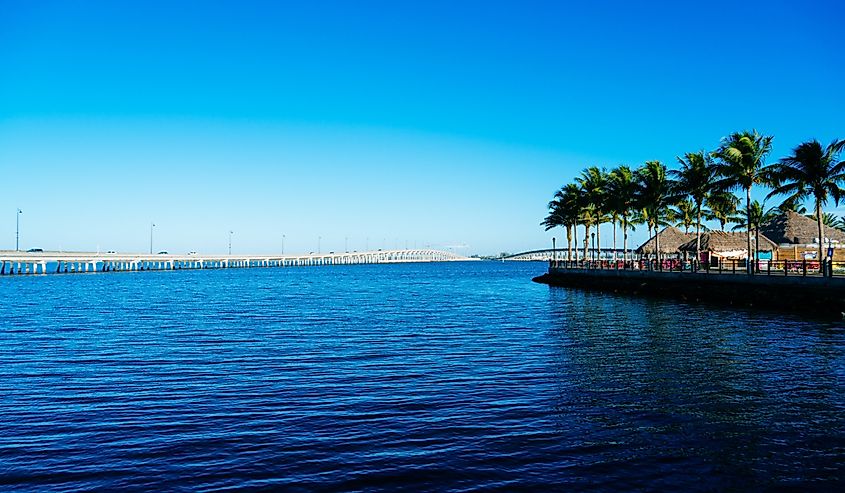 Port Charlotte harbor and Punta Gorda in peace river