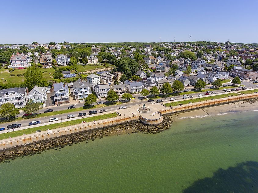 Gloucester Fisherman's Memorial at Gloucester, Massachusetts