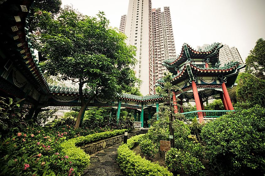 Hong Kong Park temple