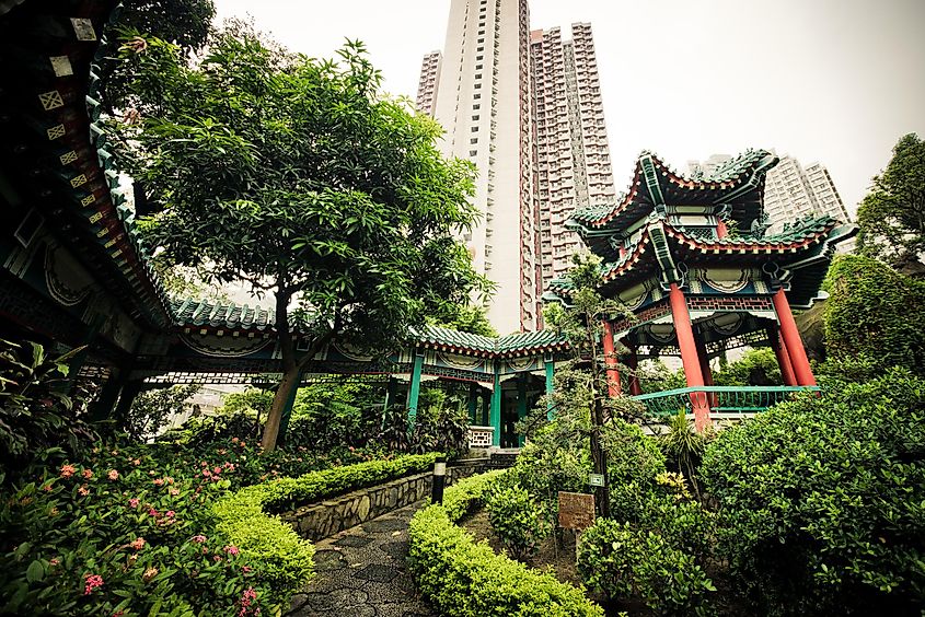 Hong Kong Park temple