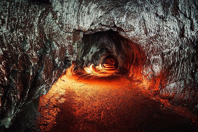 Nahuku Lava Tube, Hawaii.