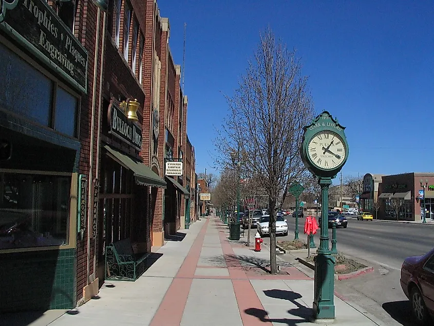 Main Street in Cedar City, Utah.