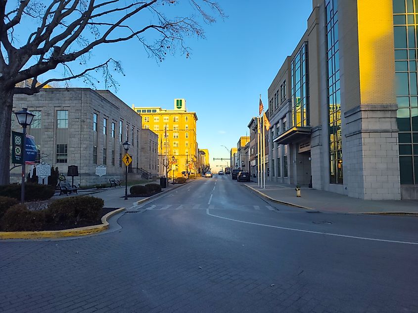 Main Street in downtown Beckley, West Virginia