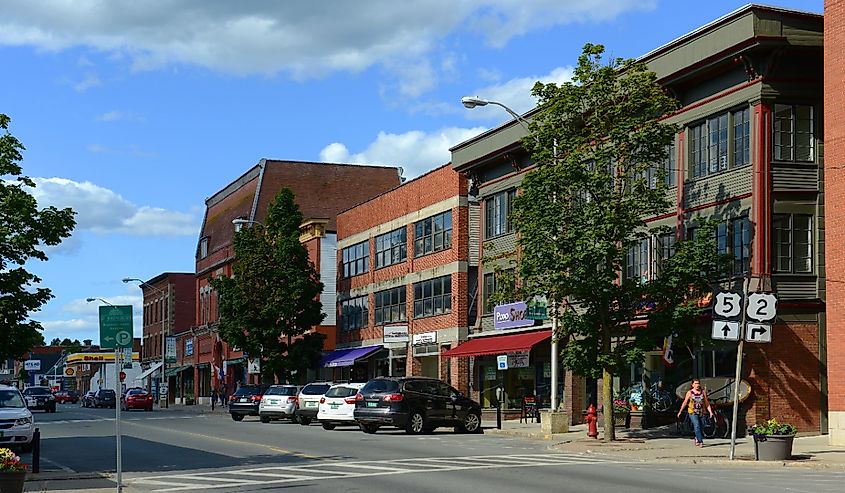 Downtown St. Johnsbury, Vermont. Image credit Wangkun Jia via Shutterstock