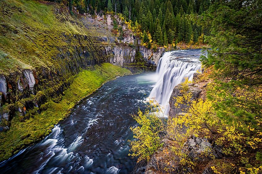 Mesa Falls in Idaho