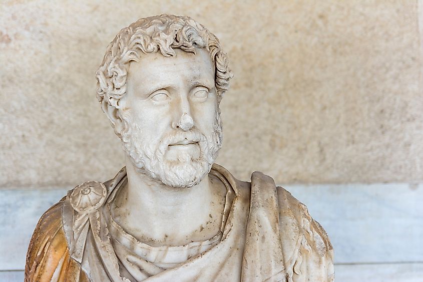 Bust of Antoninus Pius. Via Shutterstock / Photo Oz