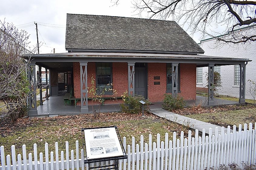 The Cyrus Jacobs House (1864) in Boise, Idaho, is listed on the National Register of Historic Places. The building is also known as the Cyrus Jacobs-Uberuaga House, and it is part of the Basque Museum & Cultural Center.