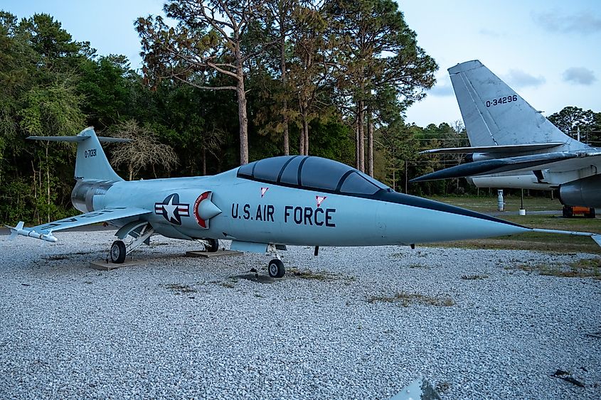 Eglin Air Force Base near Fort Walton Beach, Florida. Editorial credit: Joseph Creamer / Shutterstock.com